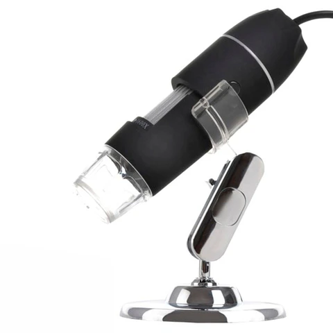 Microscópio Digital 2MP USB 8 LEDS C/ Ampliação 1600X