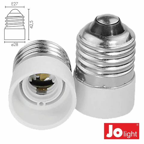 CASQUILHO ADAPTADOR DE E27 P/ E14