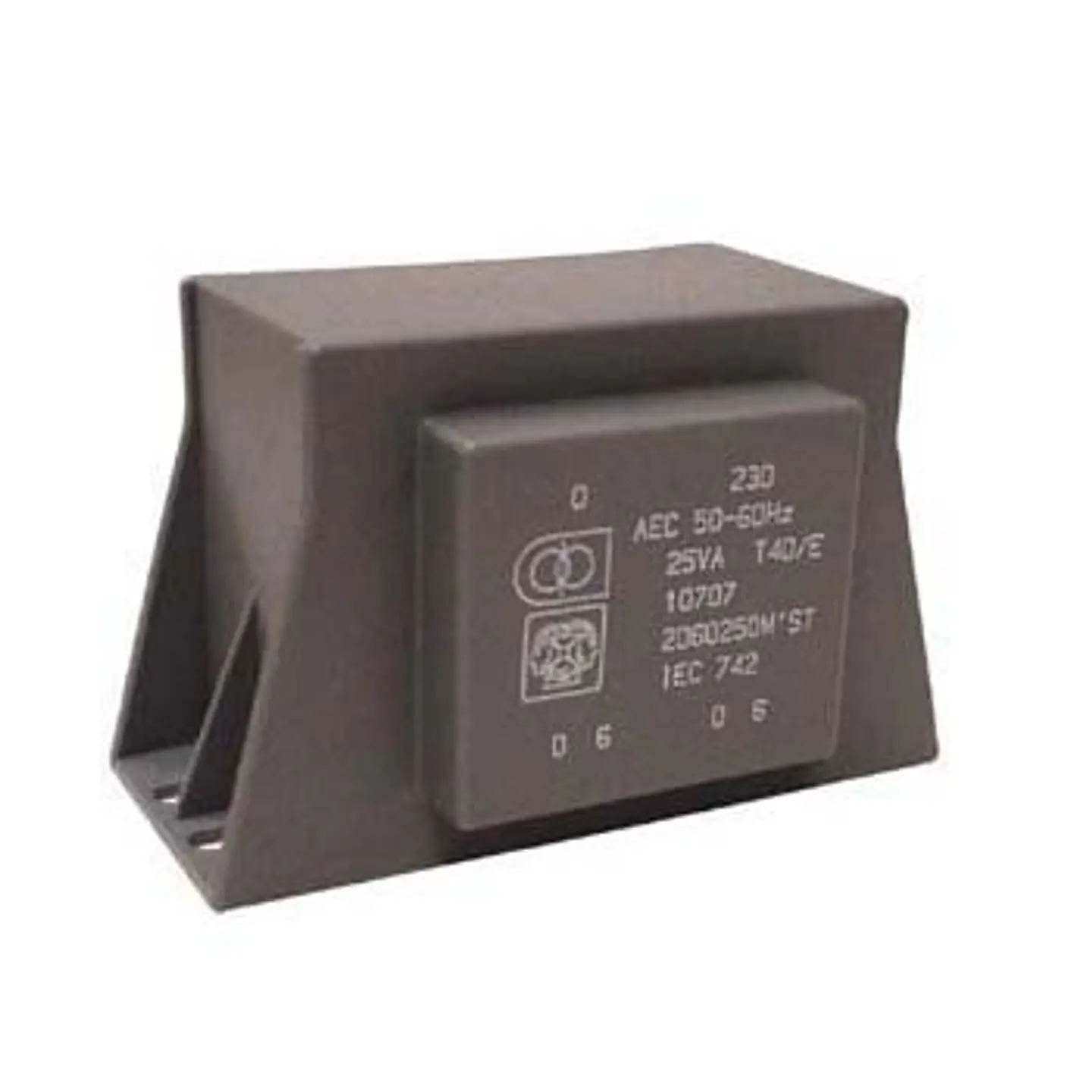 TRANSFORMADOR 25VA C/ CHAPA 2x9V 2x1.389A 1