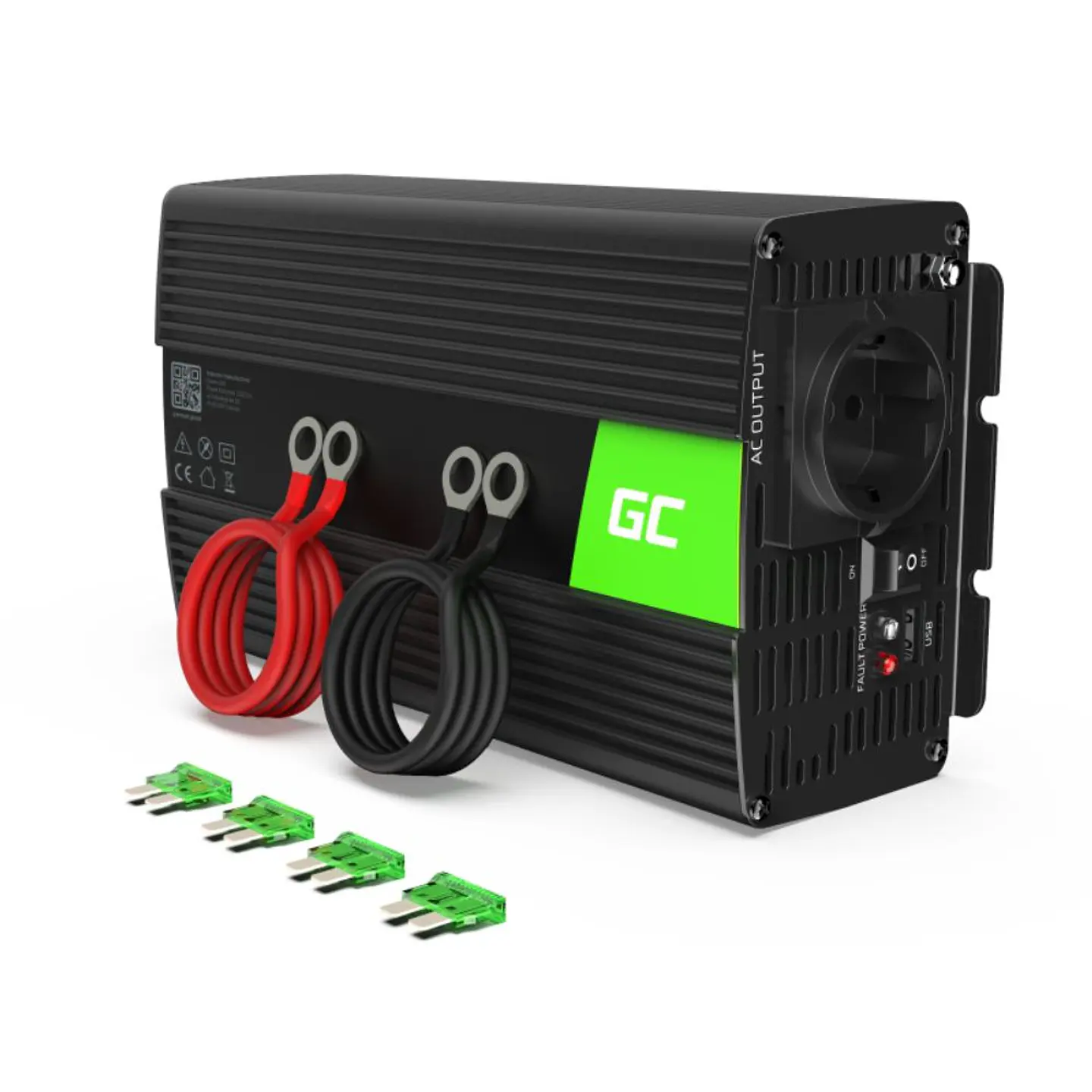 Conversor 24V-230V 1000W Onda Pura GREEN CELL 1