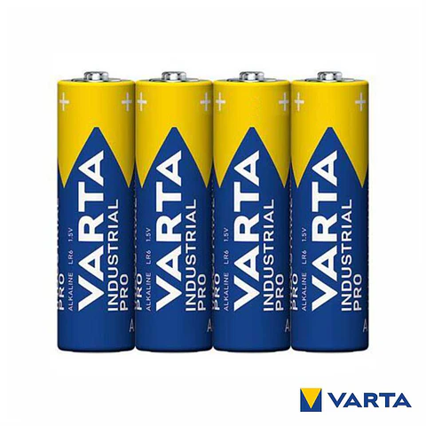 Pilha Alcalina LR6/AA 1.5V 4x Industrial VARTA