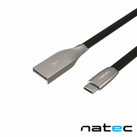 Cabo USB-A 2.0 Macho/ USB-C Macho 1M PRATI QC 36W NATEC