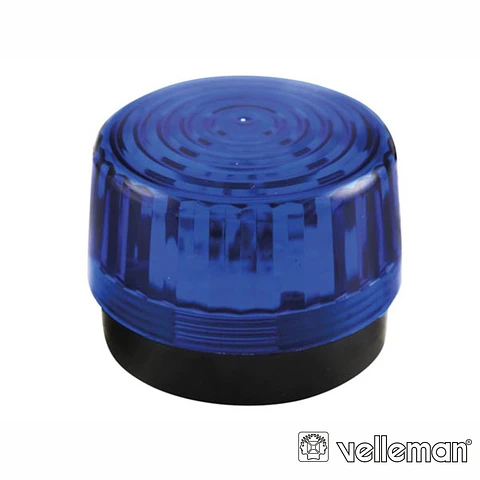 LÂMPADA ESTROBOSCÓPICA 12VDC AZUL VELLEMAN