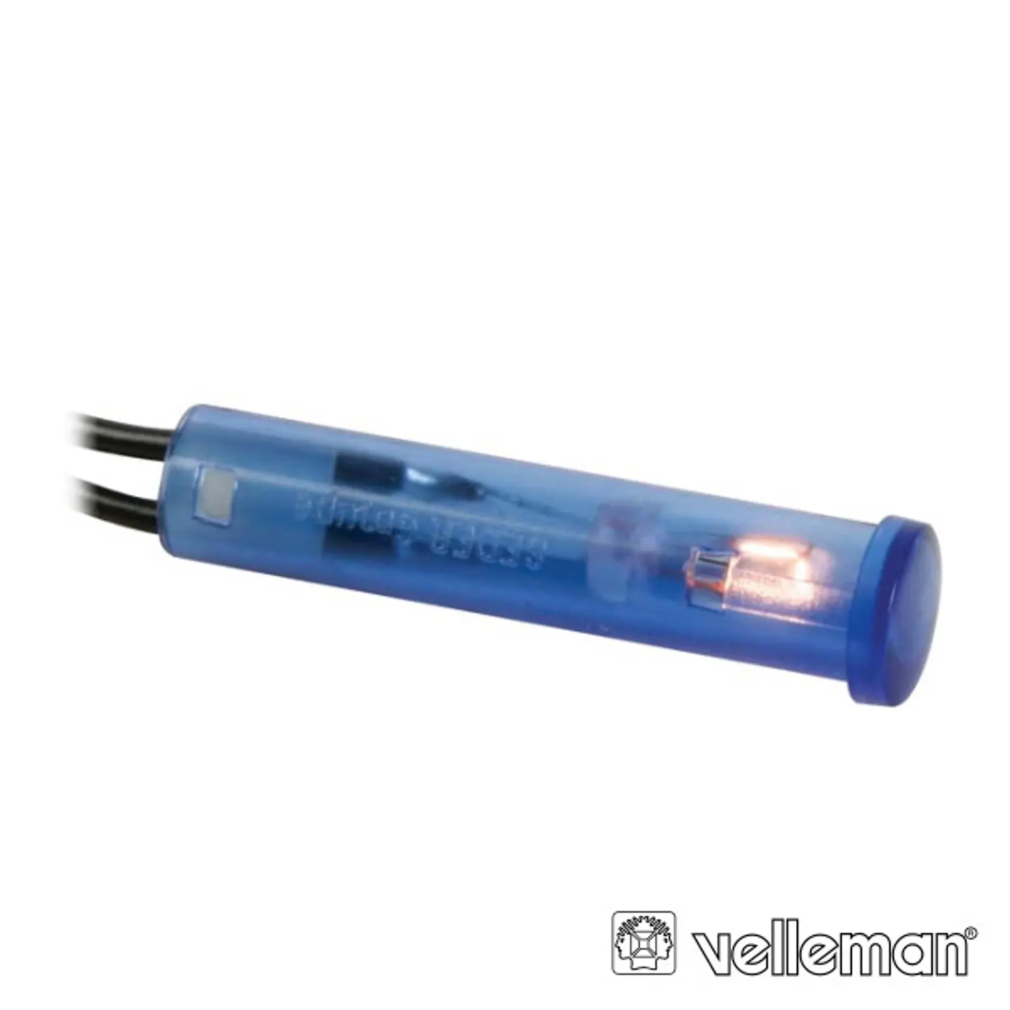 LUZ PILOTO REDONDO AZUL 12V 7MM VELLEMAN 1