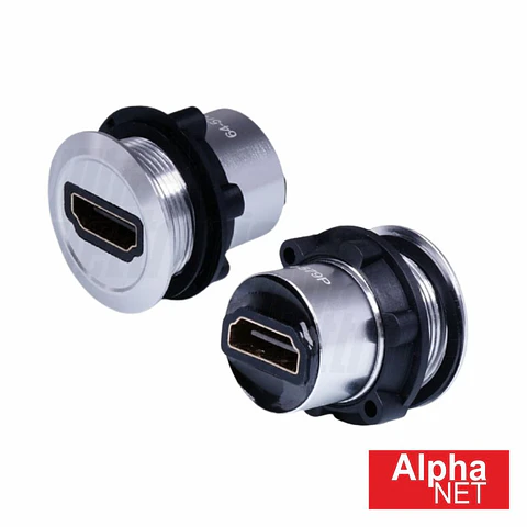 Ficha Adaptadora HDMI Fêmea / Fêmea Painel ALPHANET