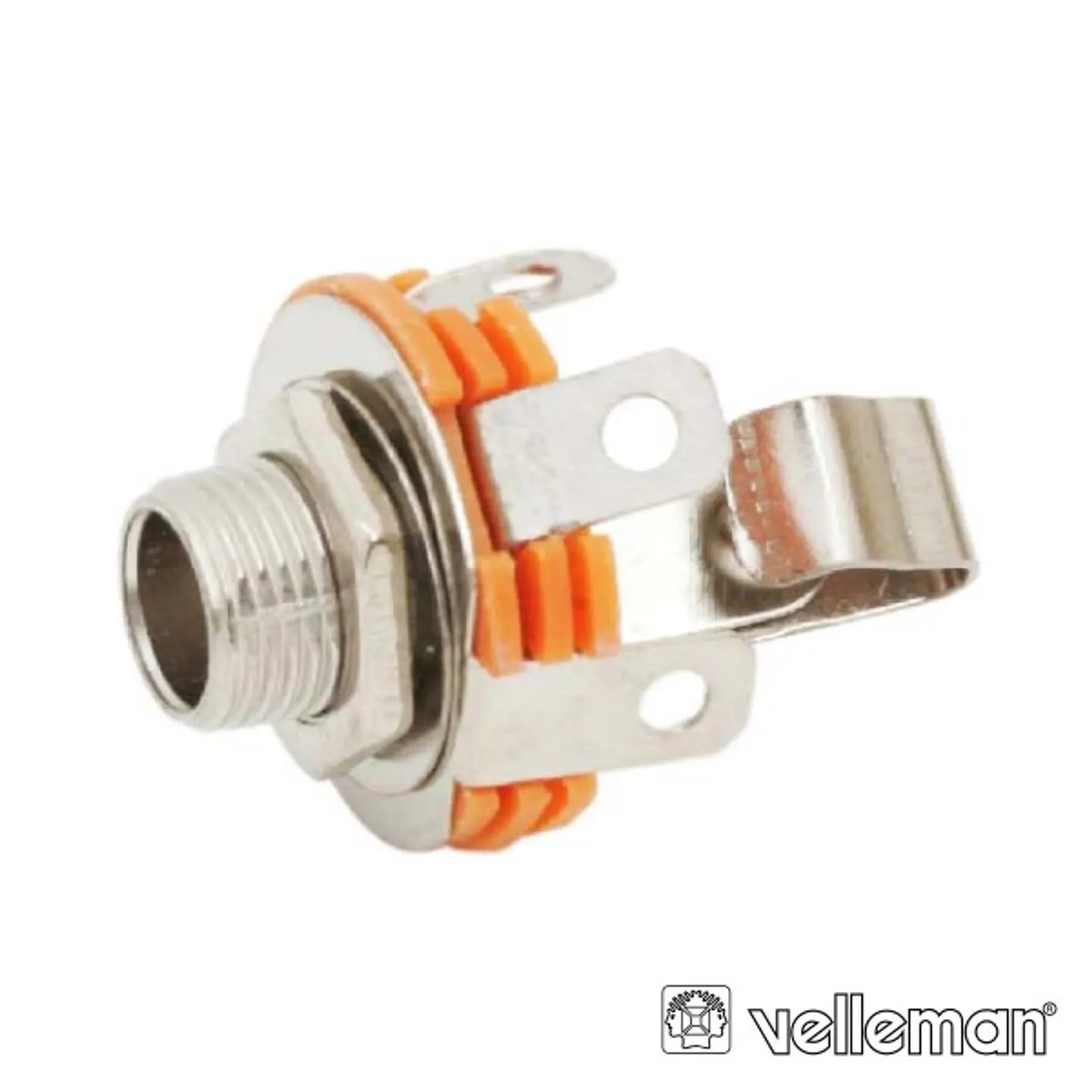 FICHA JACK 6.35MM FÊMEA MN P/ CHASSIS C/ INTERRUPTOR 1