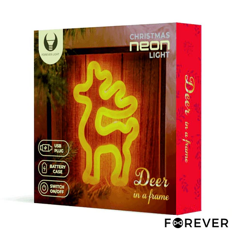 Luz LED Neon Em Forma de Viado