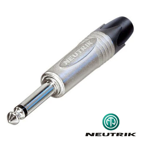 FICHA JACK 6.35MM MACHO NIQUELADA MN NEUTRIK