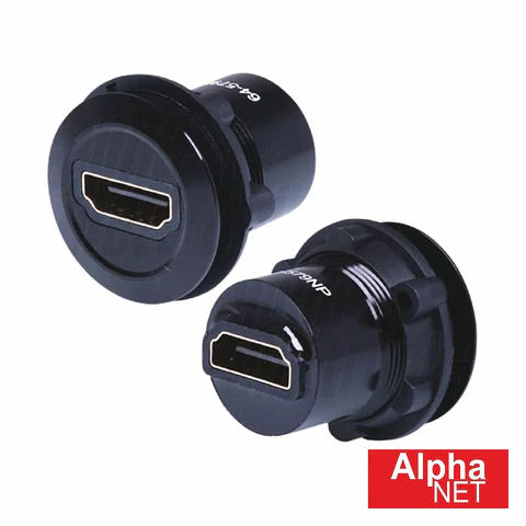 Ficha Adaptadora HDMI Fêmea / Fêmea Painel ALPHANET