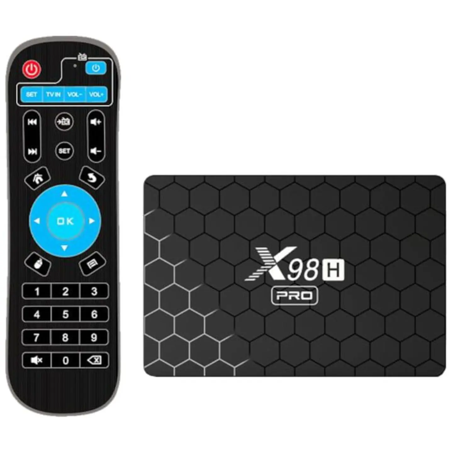 Box IPTV Android 12 X98H PRO WIFI 4K 4GB RAM 64GB ROM 1