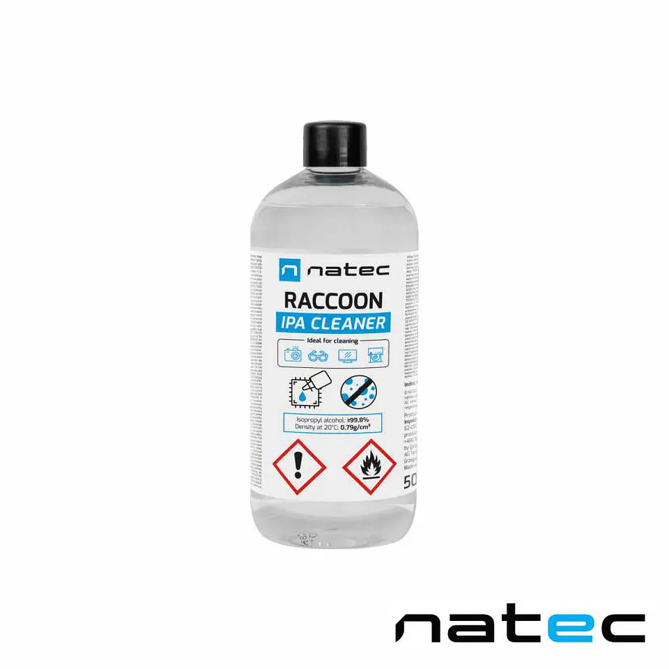Álcool Isopropílico 99.8% 500ml RACCOON NATEC 1