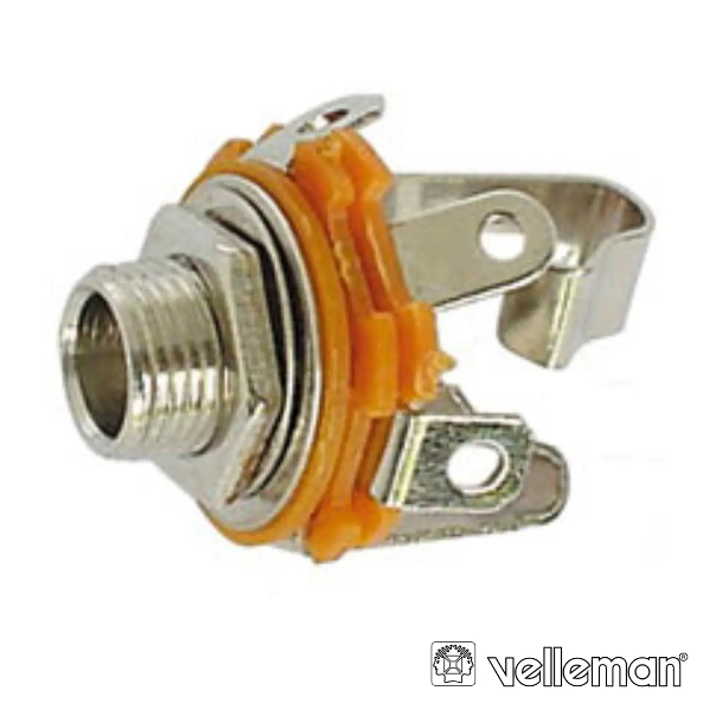 FICHA JACK 6.35MM FÊMEA ST CHASIS CIRCUITO ABERTO VELLEMAN 1