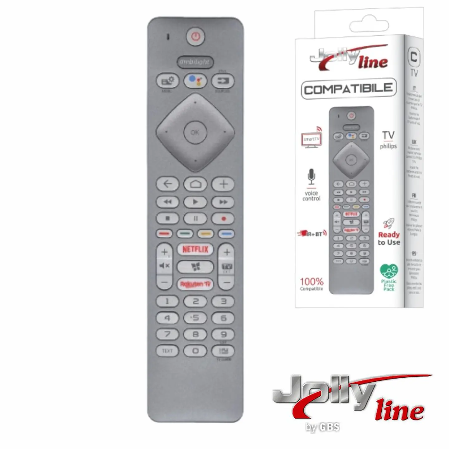 Comando TV Universal Lcd/LED PHILIPS SMART TV C/ Bluetooth 1