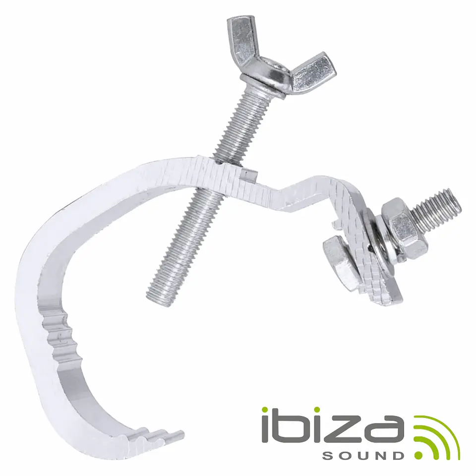 GANCHOS P/ PROJETORES FORMA G PRATEADO 20KG IBIZA 1