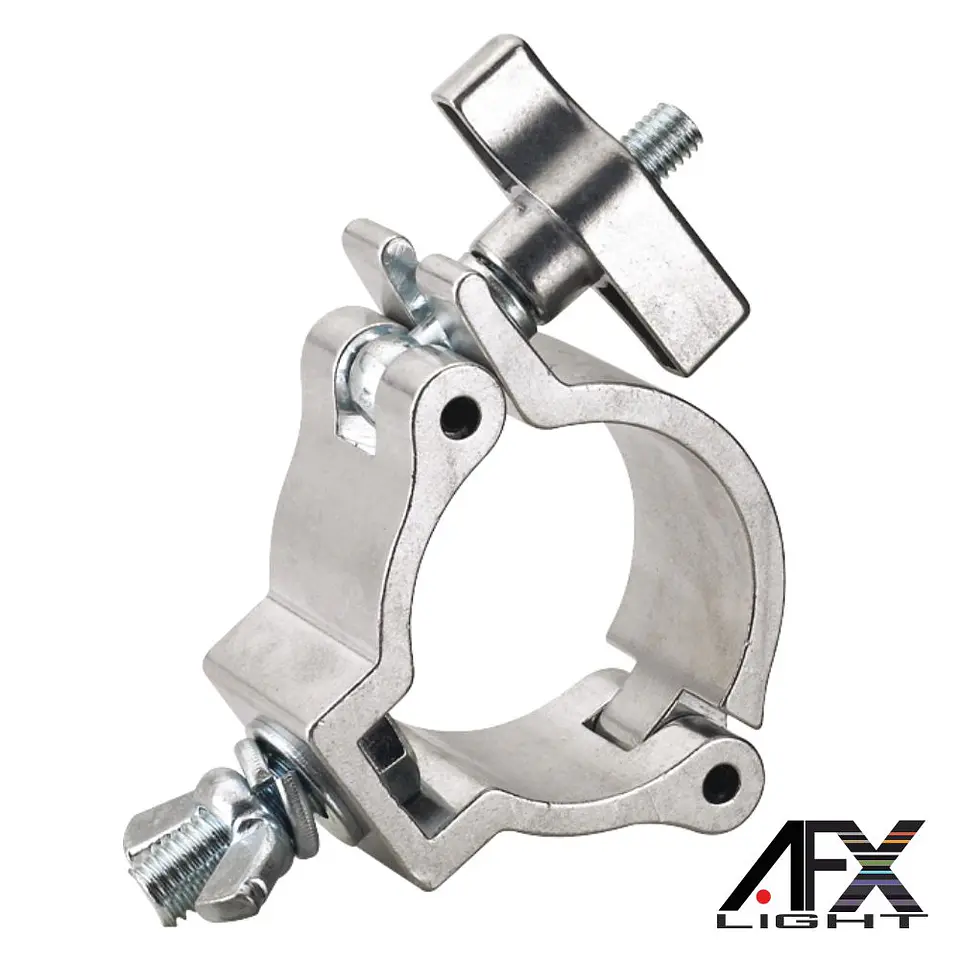 GRAMPO ALUMÍNIO P/ PROJETORES CINZA 75KG AFXLIGHT 1