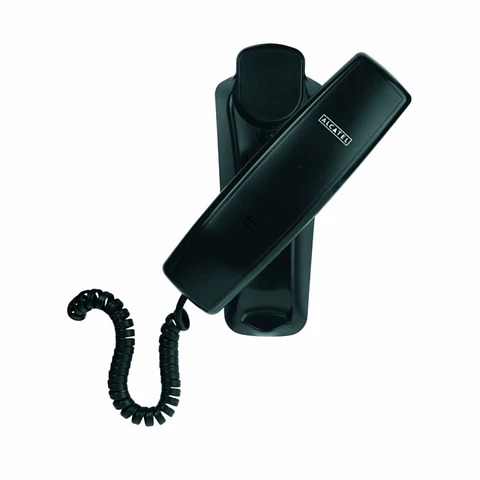 Telefone Fixo Preto ALCATEL