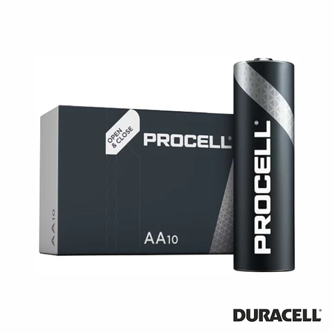 Pilha Alcalina Procell LR6/AA 1.5V 10X Industrial DURACELL