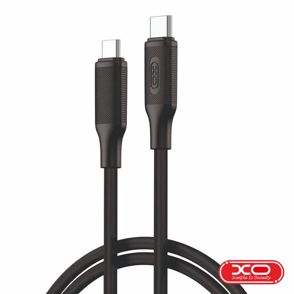 Cabo USB-C Macho / USB-C Macho 1m 60W PD Preto XO 1