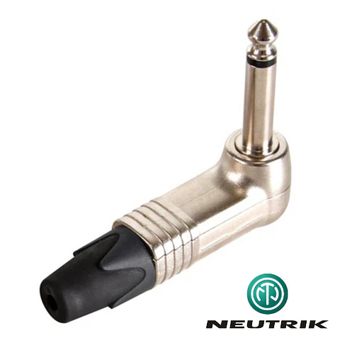 FICHA JACK 6.35MM MACHO 2P 90º NIQUELADA MN NEUTRIK