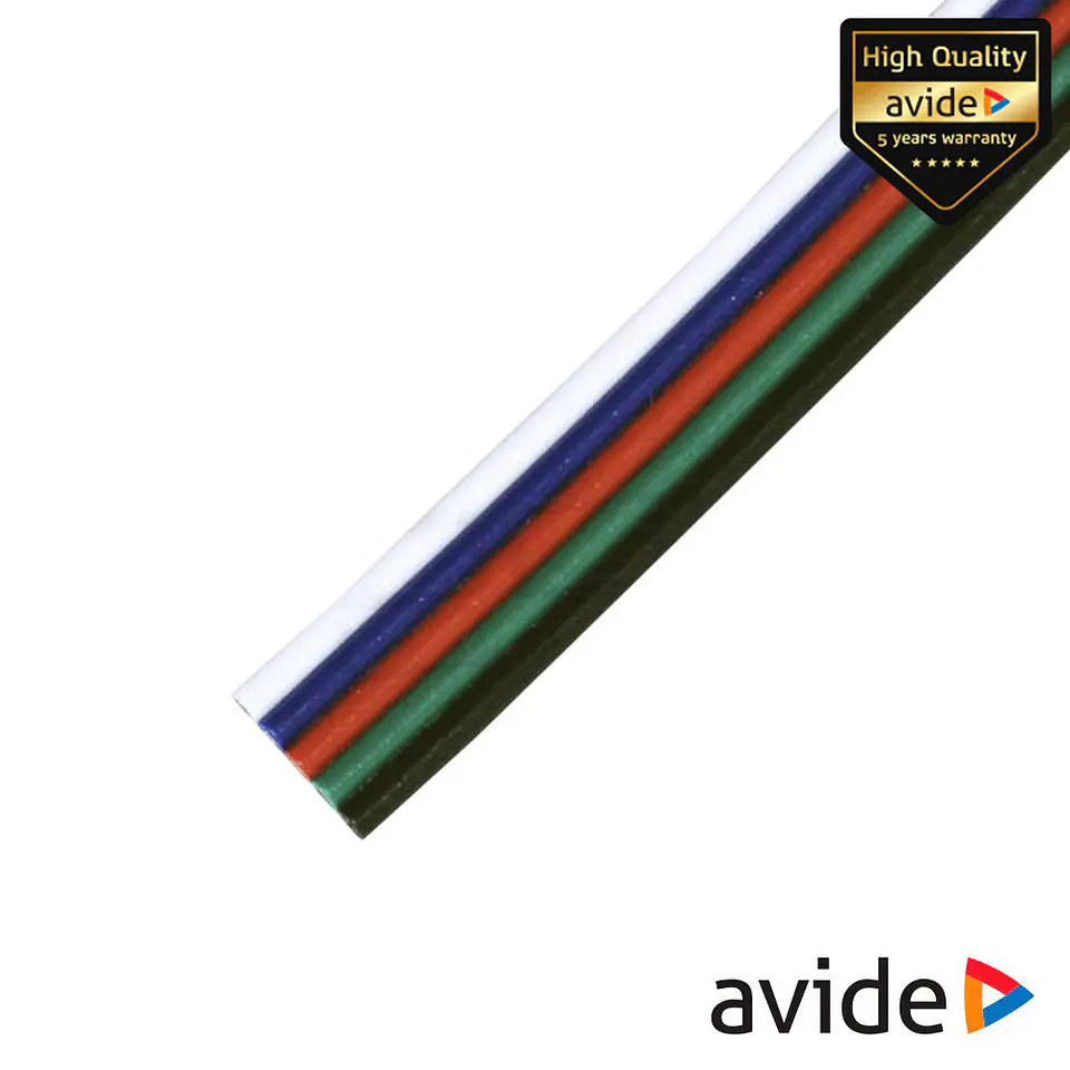 Cabo P/ Fita de LEDS RGBW 50m AVIDE 1