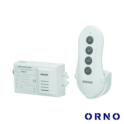 Controlador P/ Iluminação 3 Canais C/ Comando S/ Fios ORNO