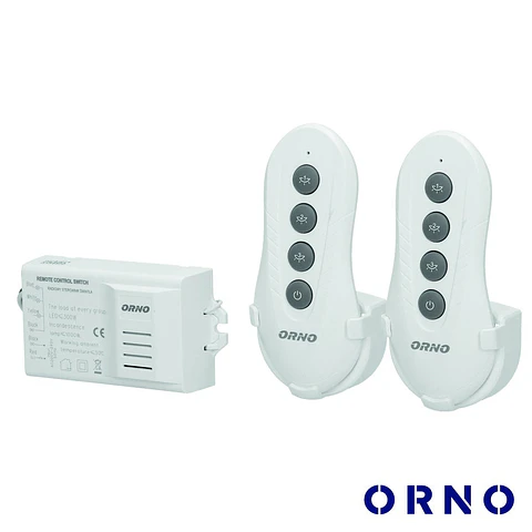 Controlador P/ Iluminação 3 Canais C/ 2 Comandos S/Fios ORNO
