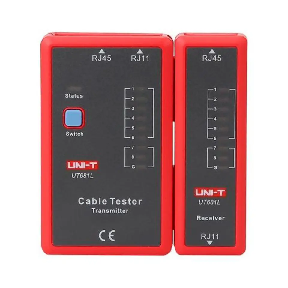Testador De Cabos Rede RJ11/RJ45 UNI-T 1