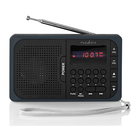 RÁDIO PORTÁTIL FM C/ USB/MICROSD