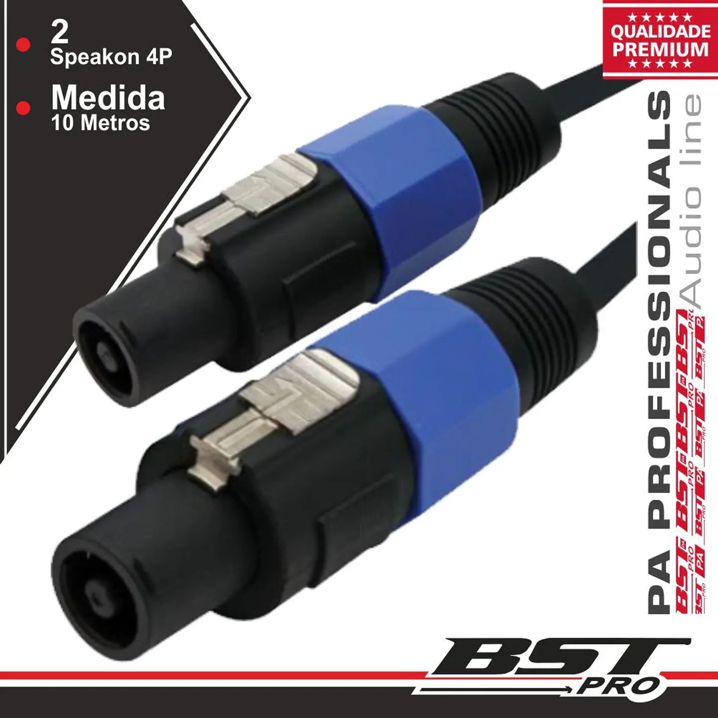 CABO SPEAKON 4P MACHO / MACHO 10M BSTPRO 1