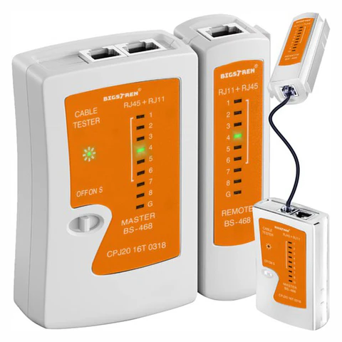 Testador De Cabos Rede RJ11/RJ12/RJ45