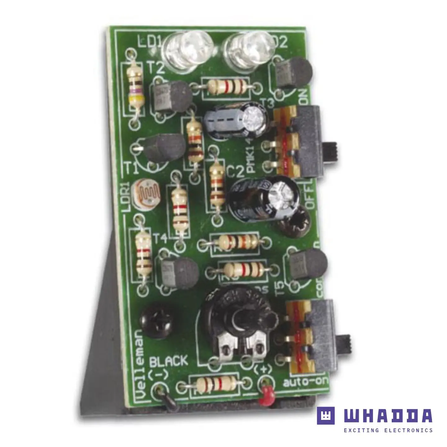 Kit Luz Intermitente C/ 2 LEDS Vermelhos WHADDA 1