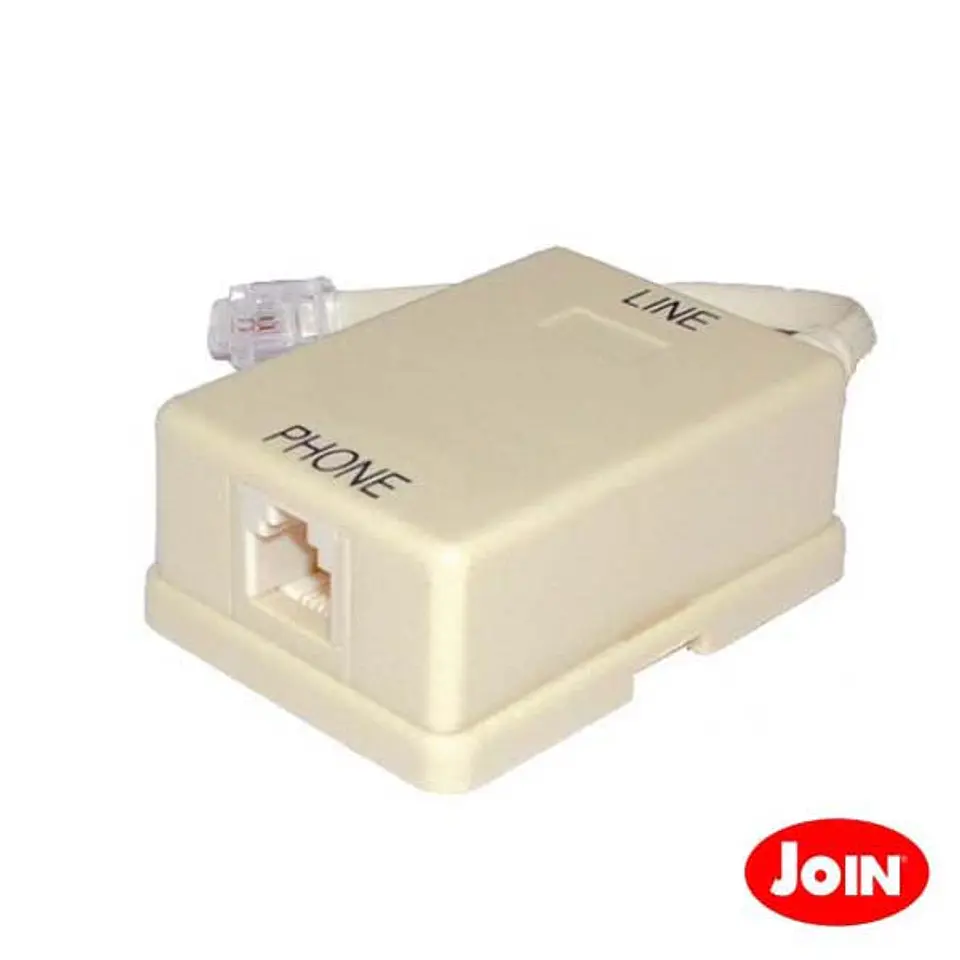 FILTRO ADSL SIMPLES 6P2C 1