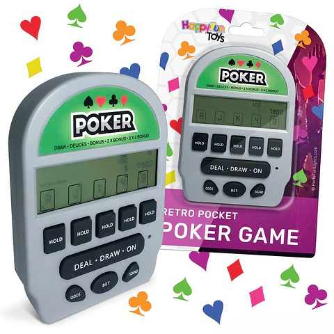 Consola de Jogos Compacta C/ Jogo Poker HAPPYFUN