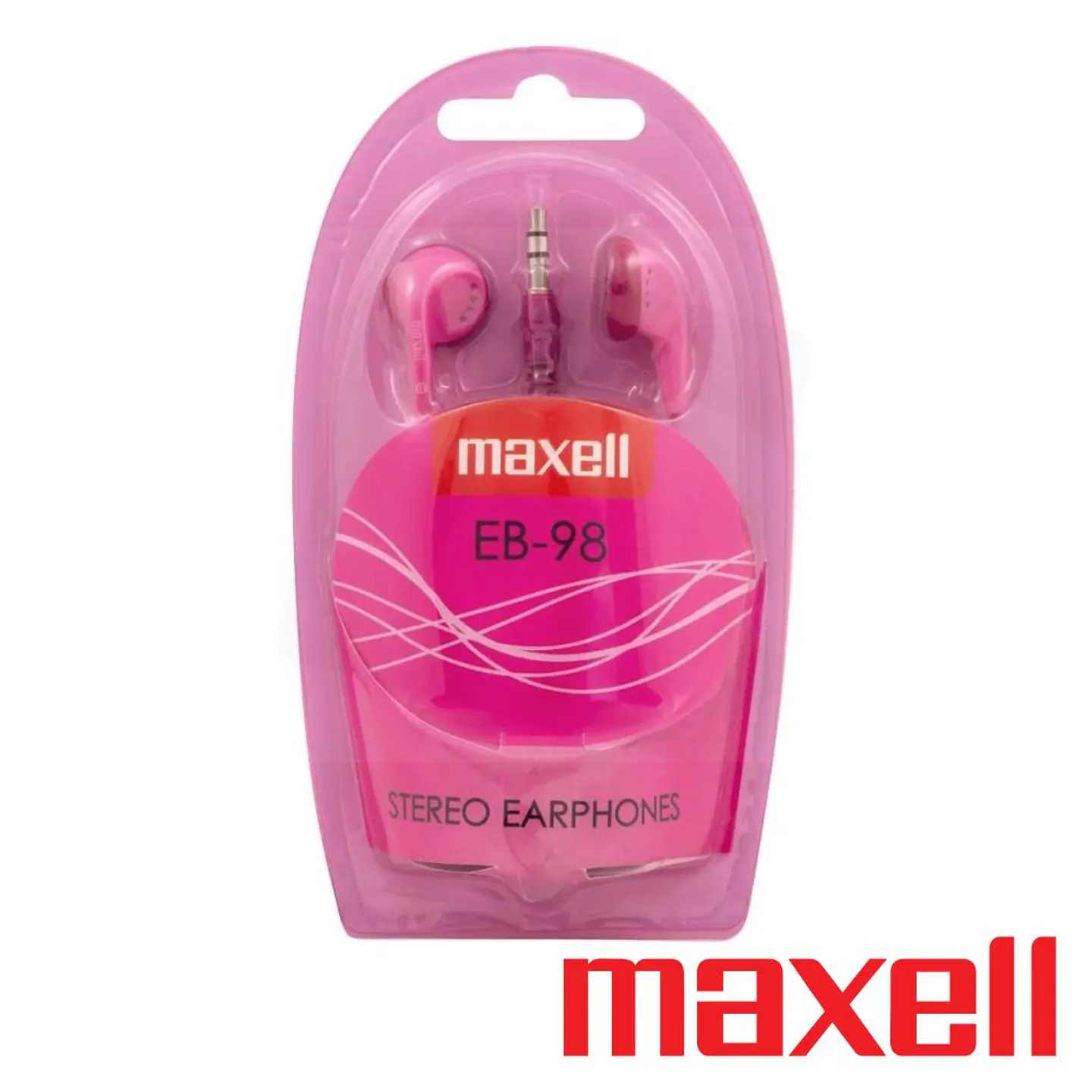 Auscultadores C/ Fios Stereo Rosa MAXELL 1