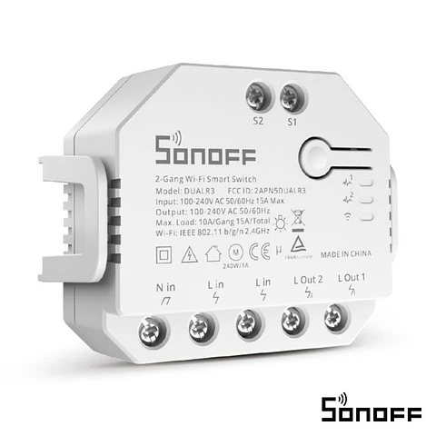 Interruptor Inteligente 3 Canais WiFi DUALR3 SONOFF