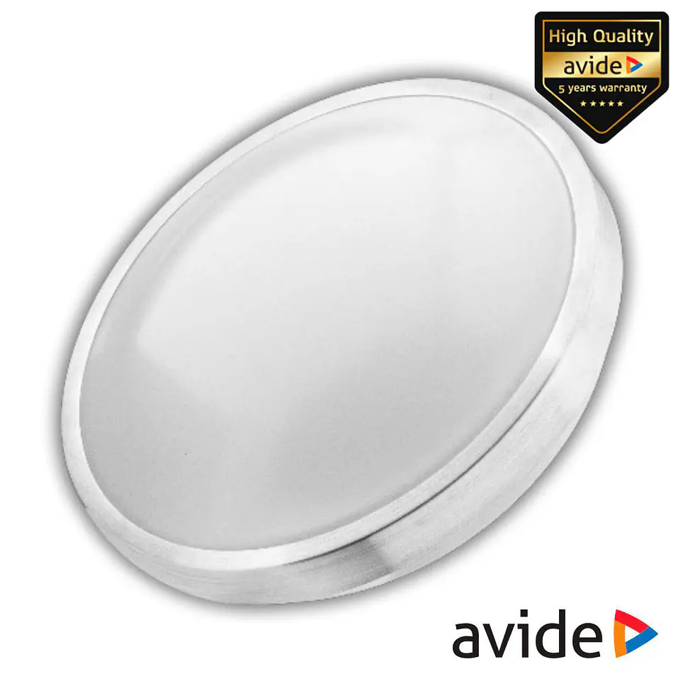 Aplique LED Redondo 24W 380mm 6400K 2200lm Pandora AVIDE 1
