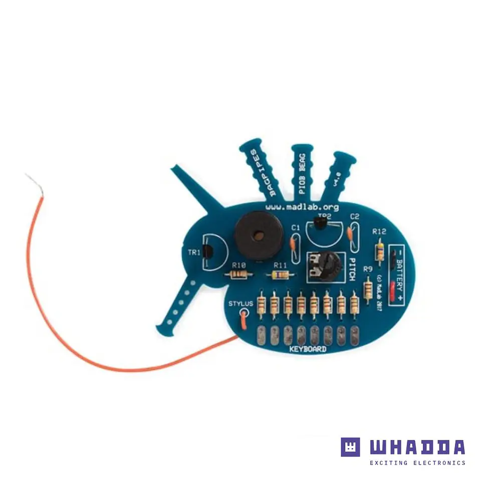 Kit Eletrónico MadLab - Gaita de Foles WHADDA 1