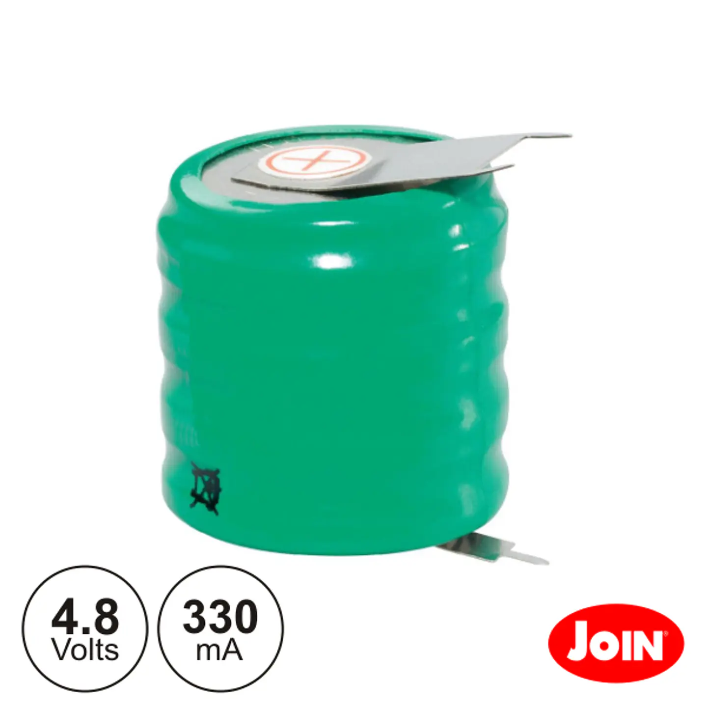 BATERIA NI-MH 4.8V 330MA COM PATILHAS JOIN 1