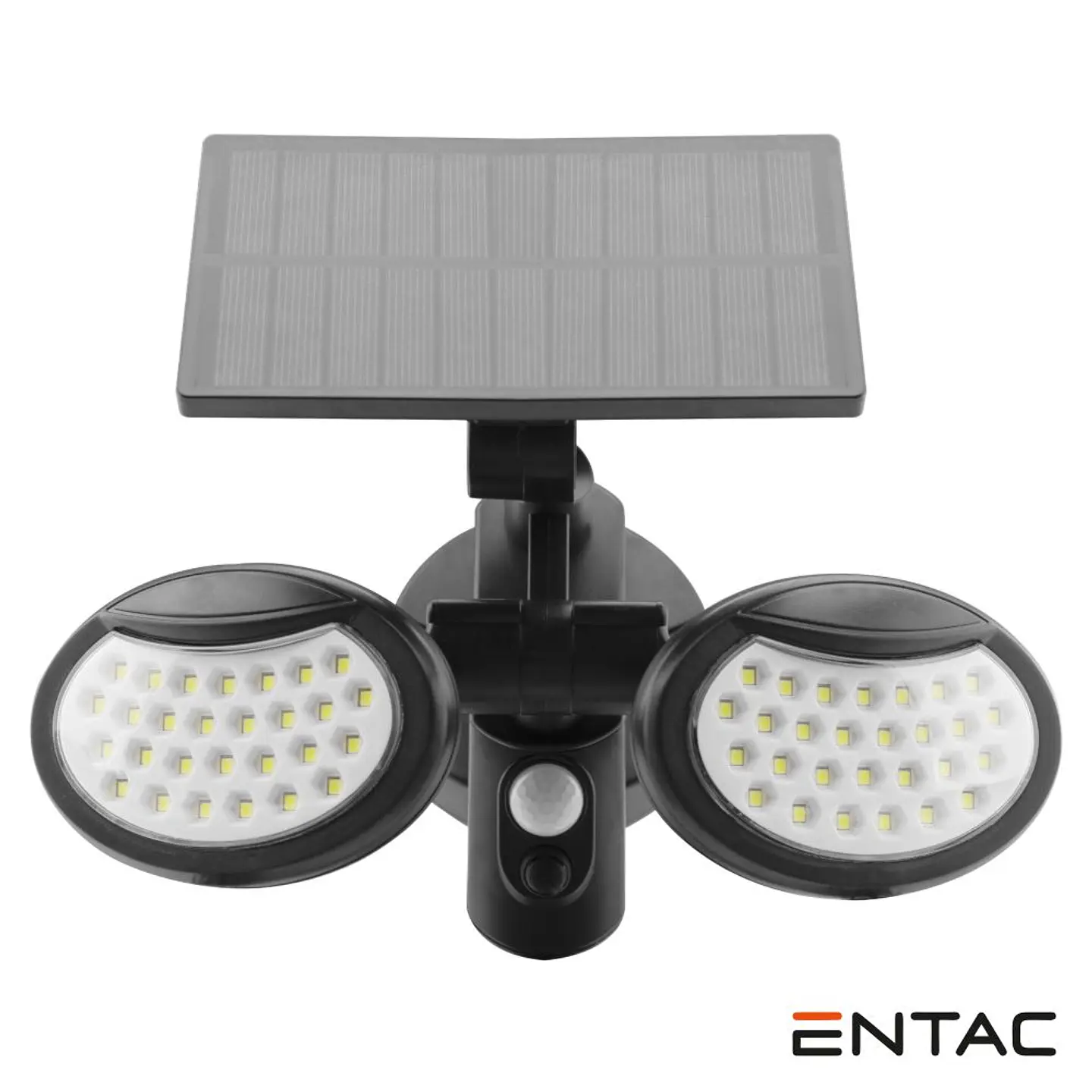 Lâmpada Exterior Solar 10W C/ Sensor PIR ENTAC 1