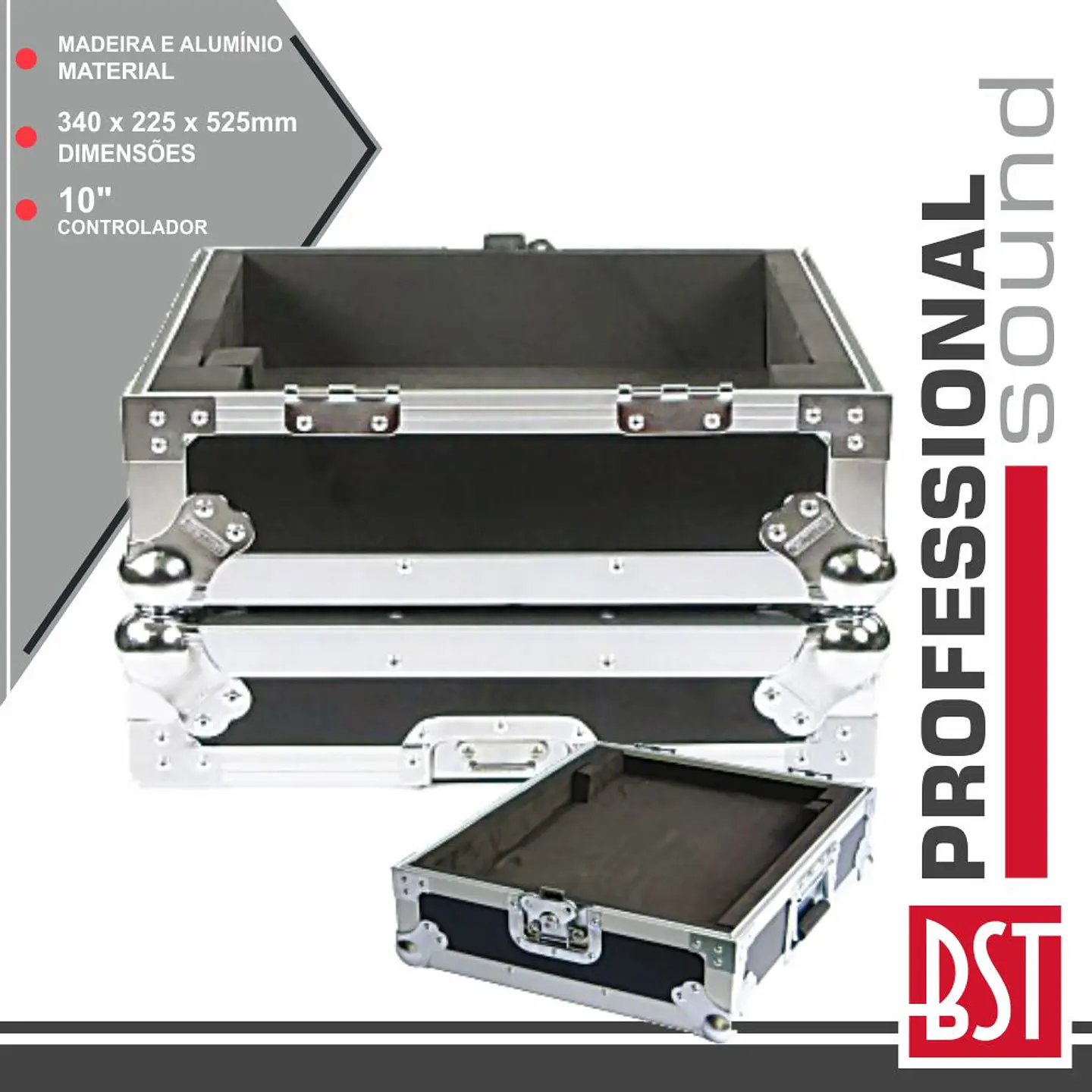 MALA TRANSPORTE DJ P/ CONTROLADOR 10