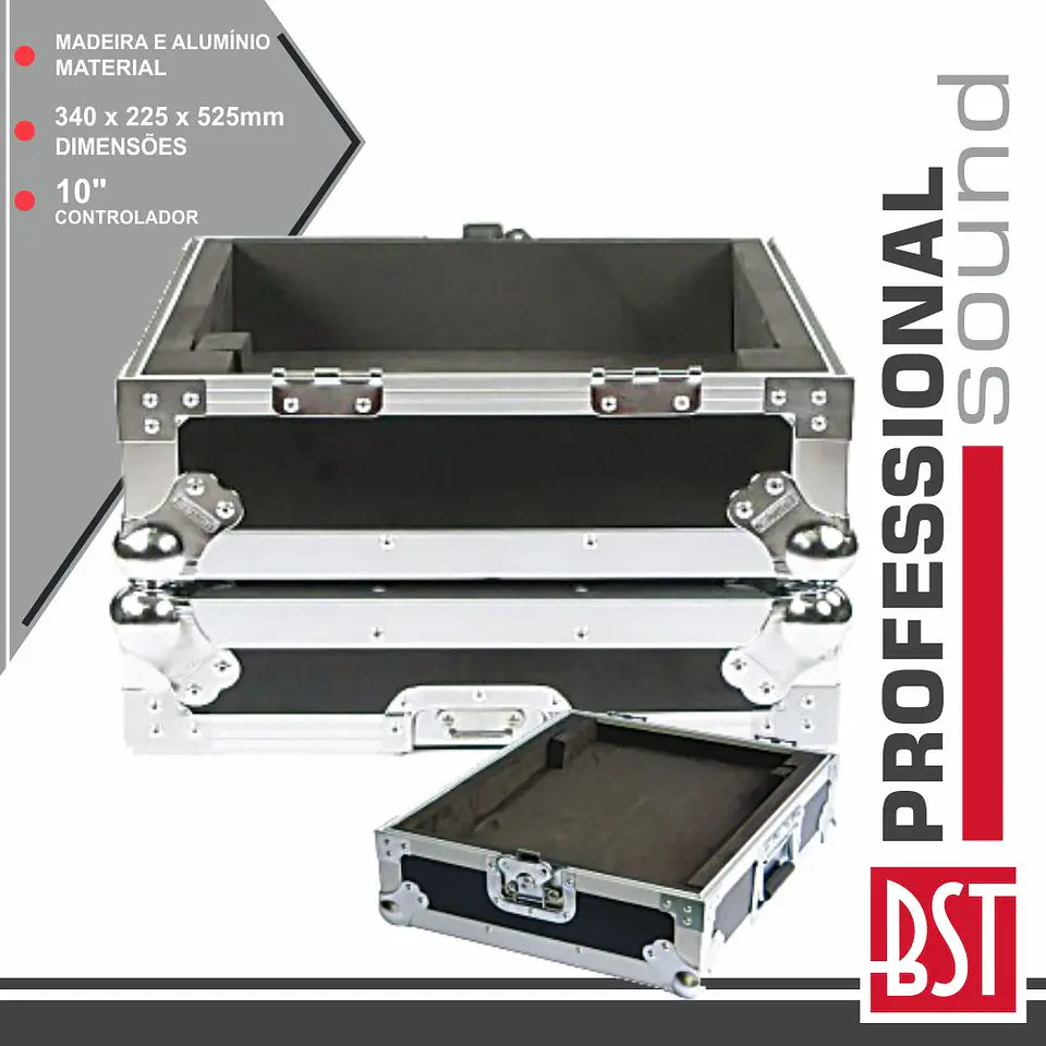 MALA TRANSPORTE DJ P/ CONTROLADOR 10