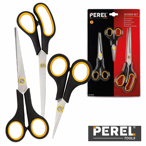 CONJUNTO 3 TESOURAS MULTIFUNÇÕES 130/200/250MM PEREL