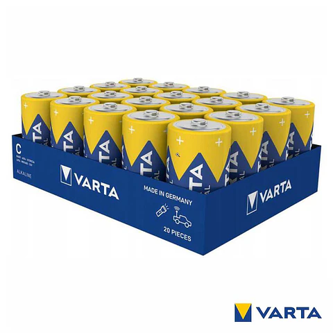 Pilha Alcalina LR14/C 1.5v 20x Industrial Pro VARTA