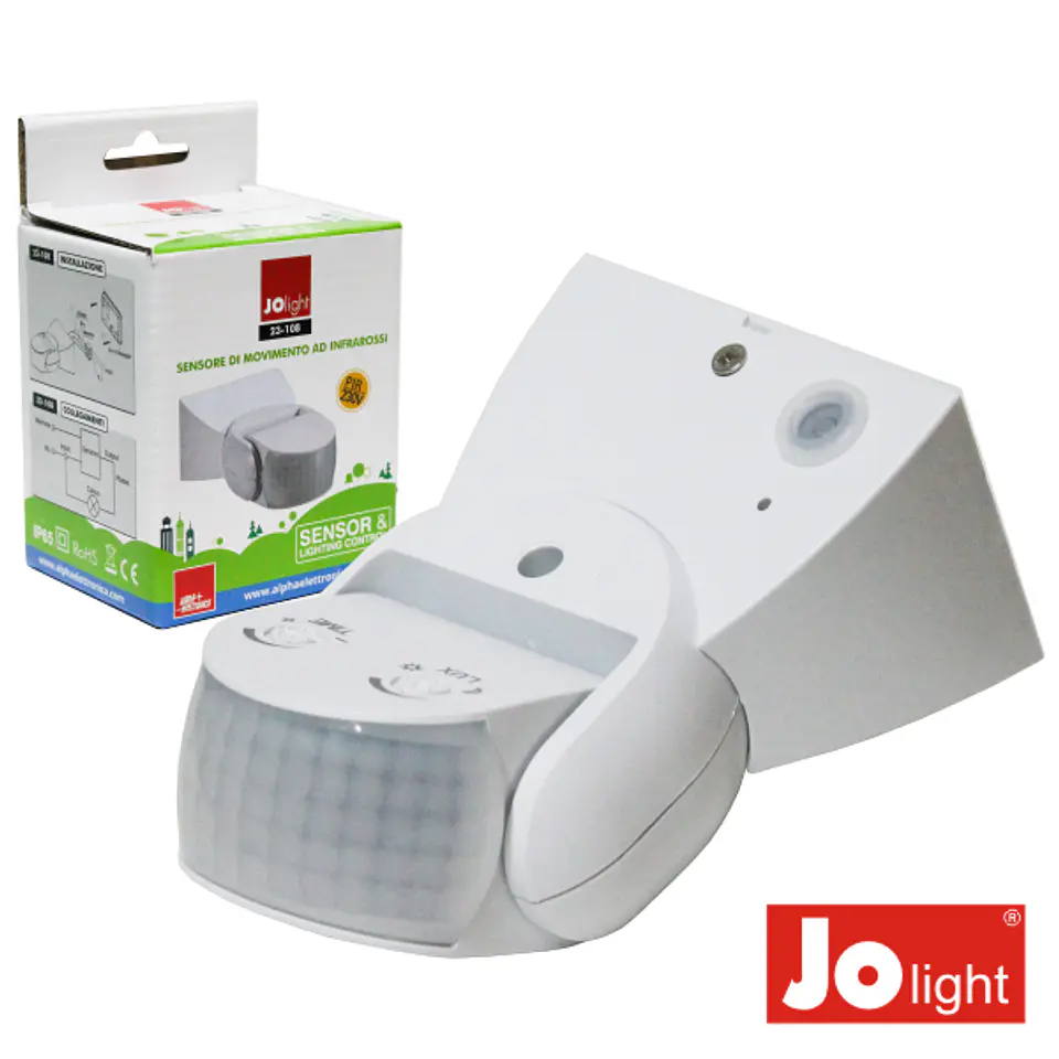 DETECTOR DE MOVIMENTOS PIR IP65 JOLIGHT 1