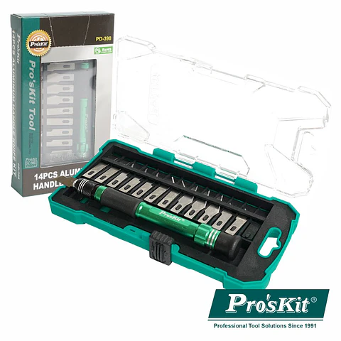 CONJUNTO X-ATO C/ 13 TIPOS DE LÂMINAS PROSKIT