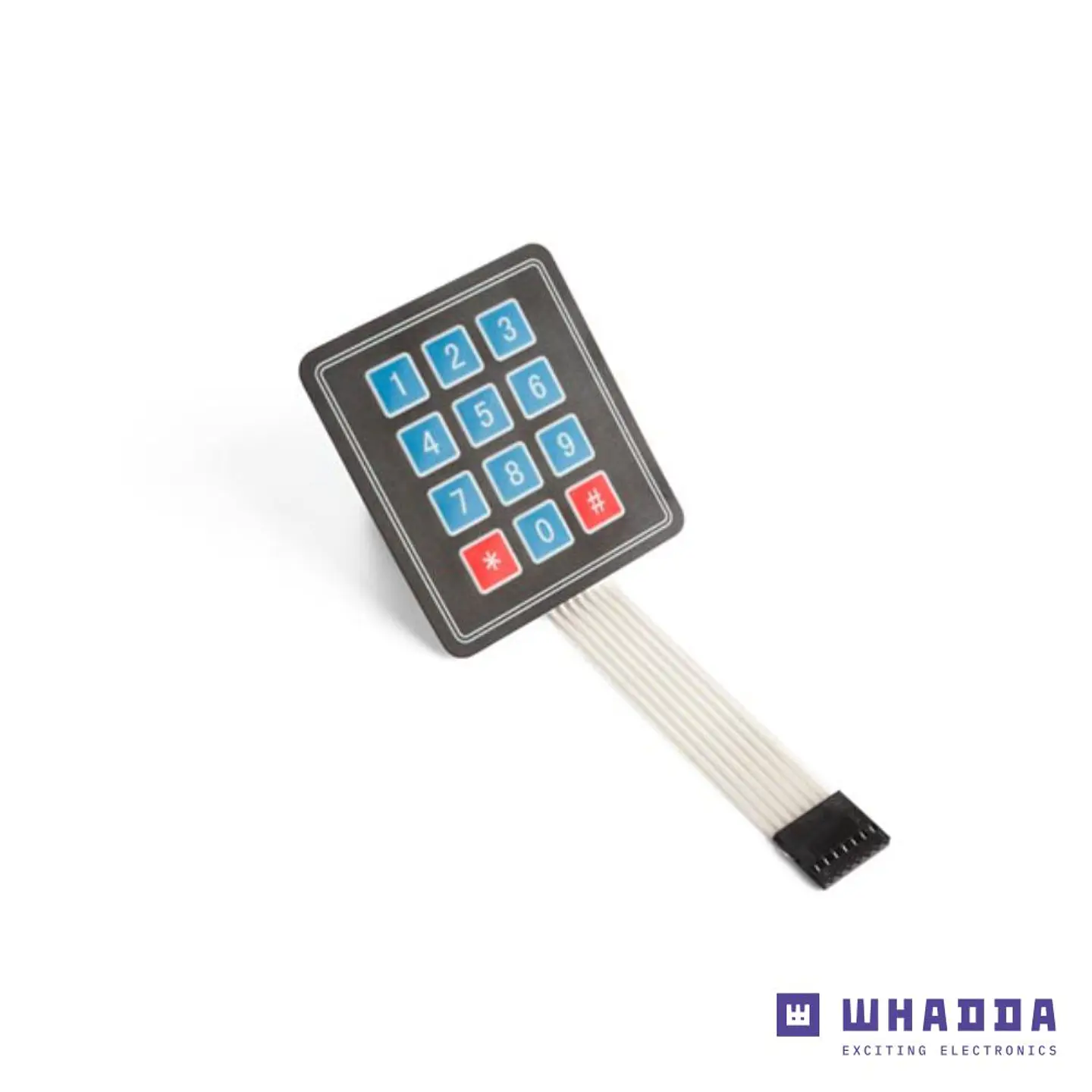 Teclado Matricial de Membrana Compatível C/ Arduino WHADAA 1