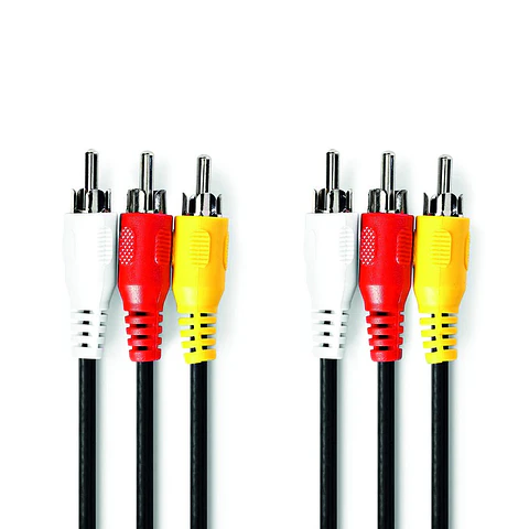 Cabo 3-RCA Macho / 3-RCA Macho 1.5m