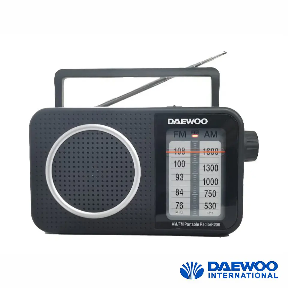Rádio Portátil AM/FM DAEWOO 1
