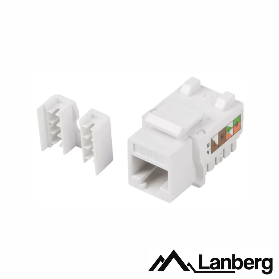 Ficha RJ45 Modular 8P8C CAT6 Keystone LANBERG 1
