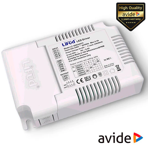 REGULADOR LUZ DIMMER P/ PAINEL LED 42W AVIDE